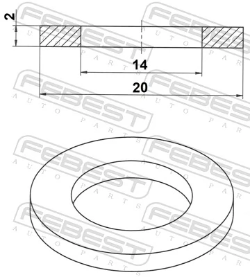 Vedante de rolha de panela de motor KIA Cerato I LD