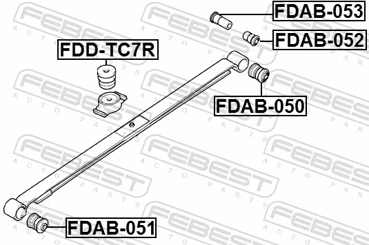  Bloco silencioso dianteiro do braço oscilante inferior Mercedes Sprinter III 3,5-t Tourer ônibus (907) (2018 - 2026) III 3,5-t Tourer