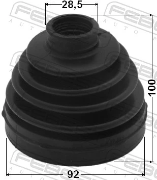 0215R51R Febest Bota de proteção interna de junta homocinética do semieixo traseiro