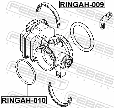 Vedante da válvula de borboleta para Renault Scenic II JM0, JM1