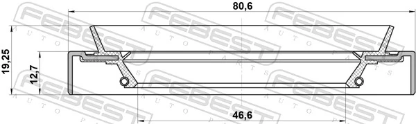 K05072265AB Fiat/Alfa/Lancia Bucim da haste de redutor do eixo traseiro