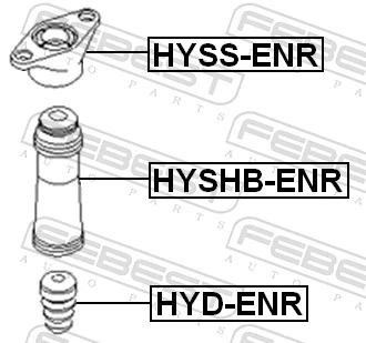 Suporte de amortecedor traseiro para Hyundai I30  PD