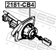 Compre Cilindro mestre de embraiagem Volvo S40 2