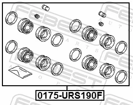 Compre Kit de reparação de suporte do freio dianteiro Lexus IS 