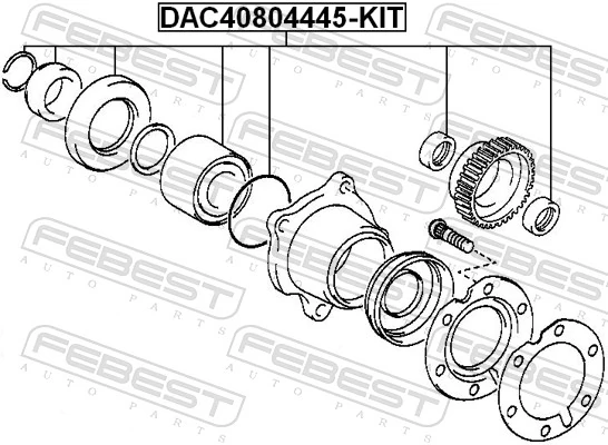 Compre Rolamento de cubo traseiro Toyota Land Cruiser 