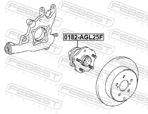  Cubo dianteiro Lexus RX 450H/350L/200T SUV (L25) (2015 - 2022) 450H/350L/200T