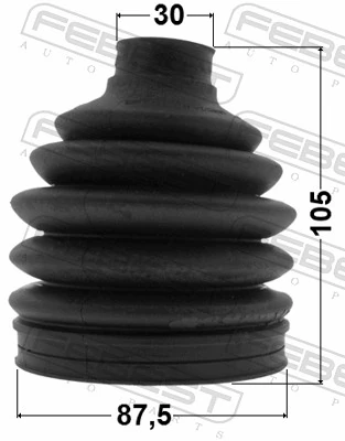 Bota de proteção externa de junta homocinética do semieixo dianteiro para Mercedes E  W212