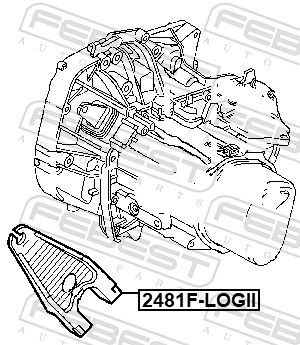 Forquilha de embraiagem Renault Clio II SB0