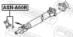 K68065428AD Fiat/Alfa/Lancia Cruzeta da junta universal traseira