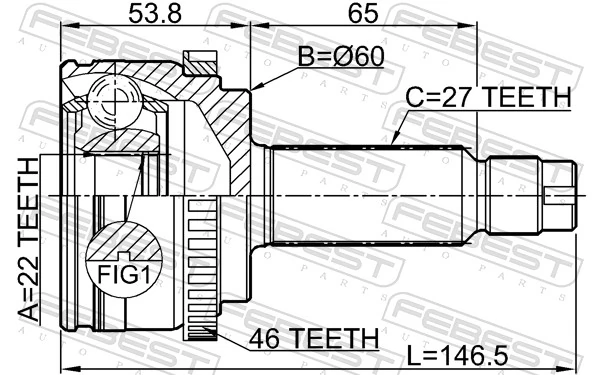 495912K050 Hyundai/Kia Junta homocinética externa dianteira esquerda