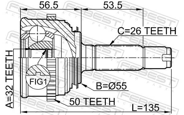Junta homocinética externa dianteira Honda Civic preço, a partir de 31,66 USD