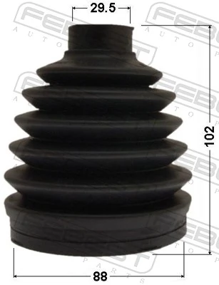 PP0122530 Mazda Bota de proteção externa de junta homocinética do semieixo dianteiro