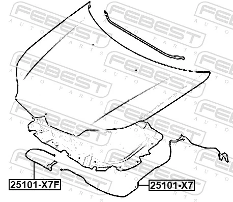 Cabo de abertura da capota para Citroen C5  III  RW