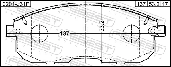 Sapatas do freio dianteiras de disco Nissan/Infiniti AY040NS111 preço, a partir de 39,46 USD