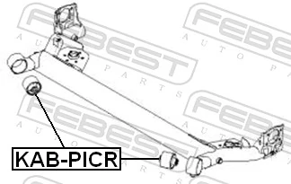 Compre Bloco silencioso de viga traseira (de plataforma veicular) KIA Picanto 1
