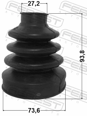 Bota de proteção interna de junta homocinética do semieixo dianteiro para Mercedes E  W211
