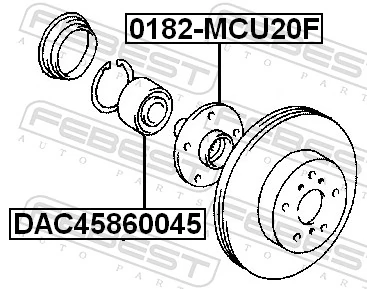 Compre Rolamento de cubo dianteiro Lexus RX 