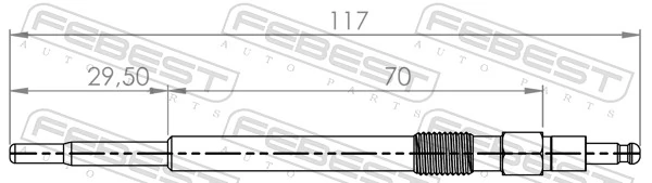 Vela de incandescência DP55 NGK