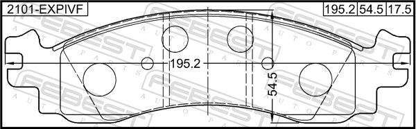 Compre 8L2Z2V001B Ford Sapatas do freio dianteiras de disco
