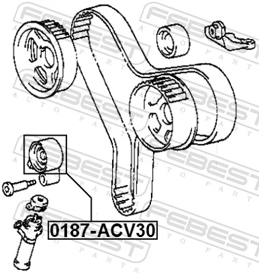 Rolo de reguladora de tensão da correia do mecanismo de distribuição de gás Toyota Camry preço, a partir de 20,54 USD
