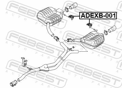 Compre Coxim de fixação do silenciador Audi A7 