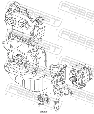 Reguladora de tensão da correia de transmissão para Audi A4 Allroad B9 8WH, 8WJ