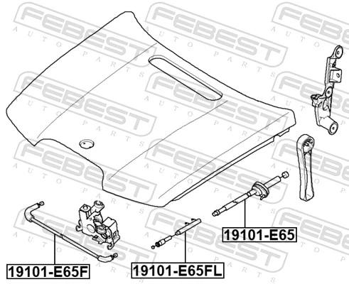 Cabo de abertura da capota BMW 7  E65, E66, E67 ao melhor preço