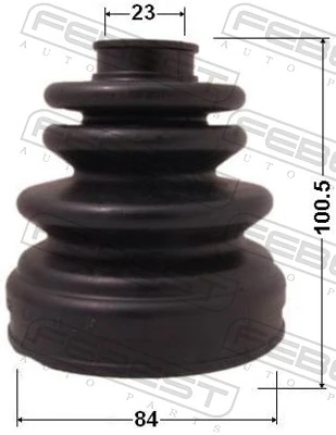 0215CA33 Febest Bota de proteção interna de junta homocinética do semieixo dianteiro