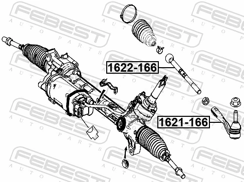 Tração de direção Mercedes ML/GLE  W166