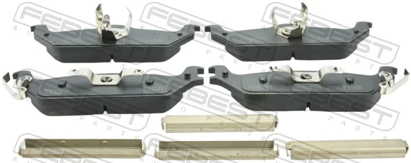 8L3Z2V200B Ford Sapatas do freio traseiras de disco