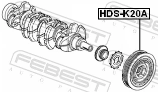 HDSK20A Febest Polia de cambota