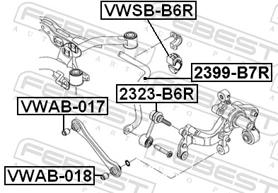 Estabilizador traseiro AND 3L511003 preço, a partir de 116,52 USD