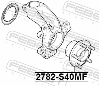 2782S40MF Febest Cubo dianteiro