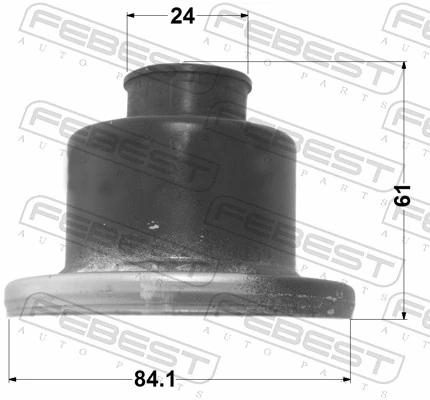 0715JB416SA Febest Bota de proteção da junta universal