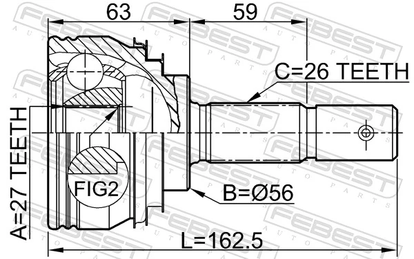 Compre Junta homocinética externa dianteira Toyota Camry 4