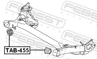 Compre Bloco silencioso de viga traseira (de plataforma veicular) Toyota Corolla 