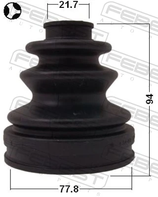 Bota de proteção interna de junta homocinética do semieixo dianteiro Land Rover Freelander I L314