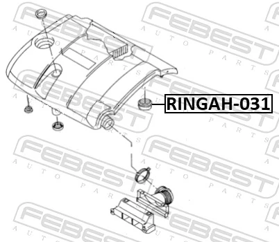 RINGAH031 Febest Vedante da válvula de borboleta