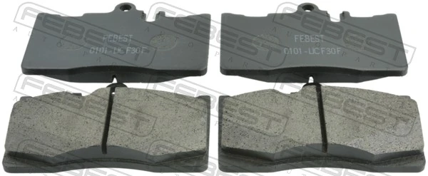 Sapatas do freio dianteiras de disco CTR CKT59