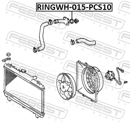 Vedante de termostato Toyota Camry 4 V20