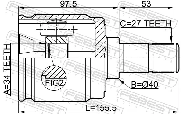 0311CL20LH Febest