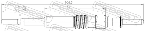 Vela de incandescência para BMW 7  E65, E66, E67