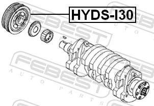 Polia de cambota Hyundai Coupe preço, a partir de 46,04 USD