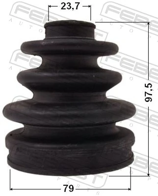 Compre Bota de proteção externa de junta homocinética do semieixo dianteiro Toyota Corolla 