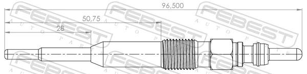 Vela de incandescência 1638931880 Peugeot/Citroen
