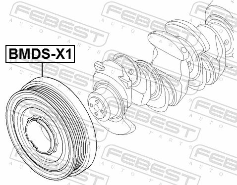 Polia de cambota BMW X1  E84