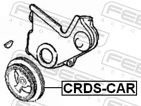 Polia de cambota para Chrysler Voyager III RG, RS