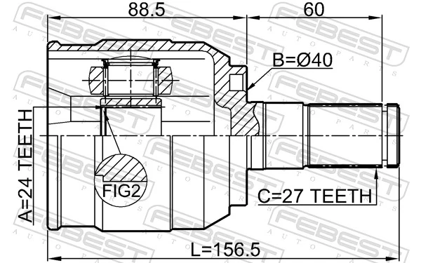 Compre 495922S200 Hyundai/Kia Junta homocinética interna dianteira direita