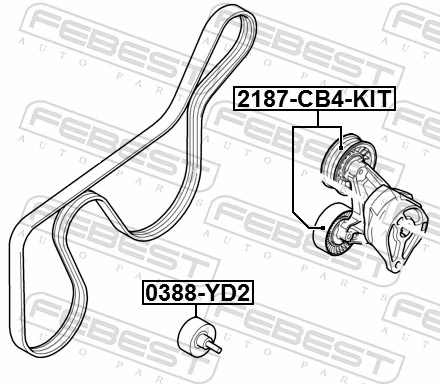 Reguladora de tensão da correia de transmissão Ford C-Max preço, a partir de 59,54 USD
