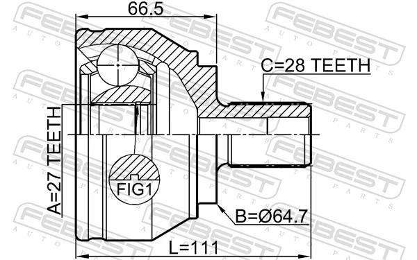 Junta homocinética externa dianteira Volkswagen AMAROK preço, a partir de 48,82 USD